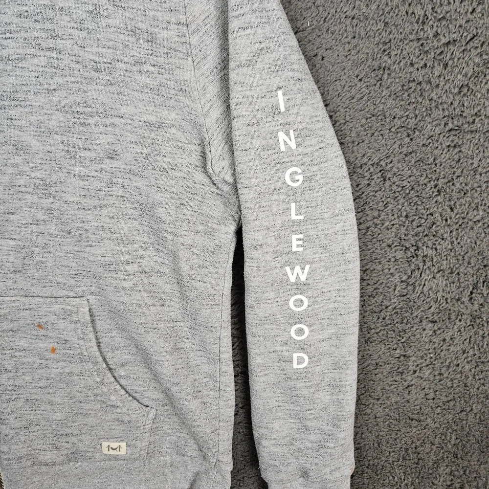 Marine‎ Layer SoFi Stadium Inglewood Full Zip Hoodie Gray Mens Large